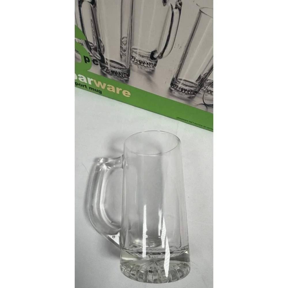 Luminarc Beer Glass Mugs Set Of 6 New‎ Barware